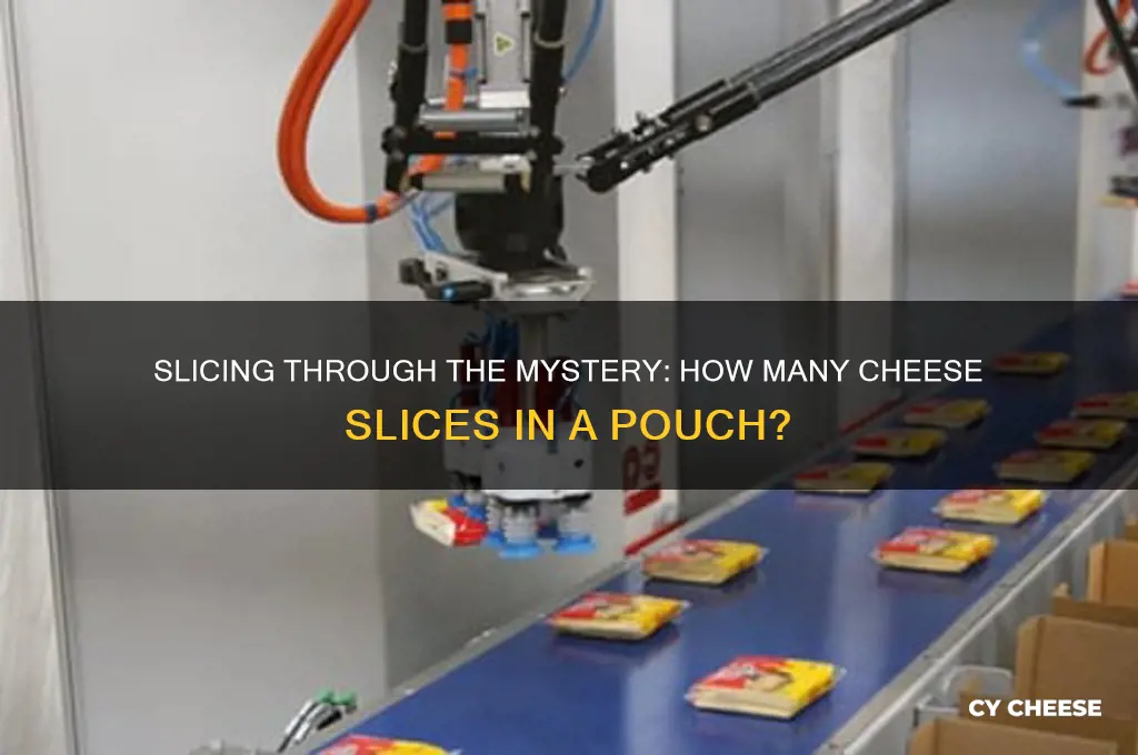 how many slices in a pounch of cheese