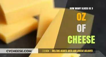 Understanding Cheese Portions: How Many Slices Make Up 3 Ounces?