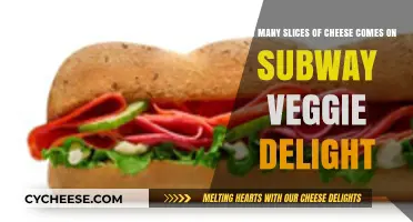 Subway Veggie Delight Cheese Count: How Many Slices Are Included?