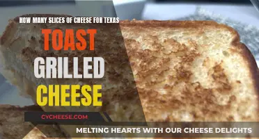 Texas Toast Grilled Cheese: Cheese Slices Perfection