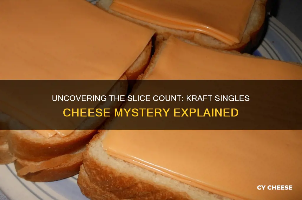 how many slices of cheese in kraft singles
