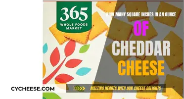 Cheddar Cheese Density: Unraveling the Mystery of Square Inches per Ounce