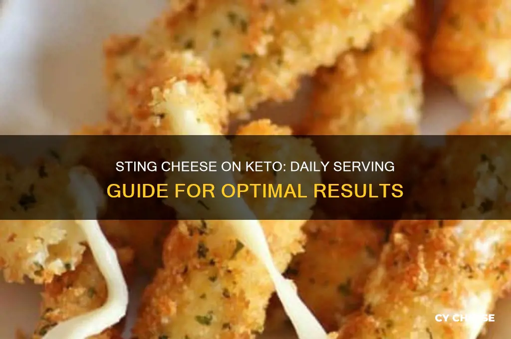 how many sting cheese per day keto diet
