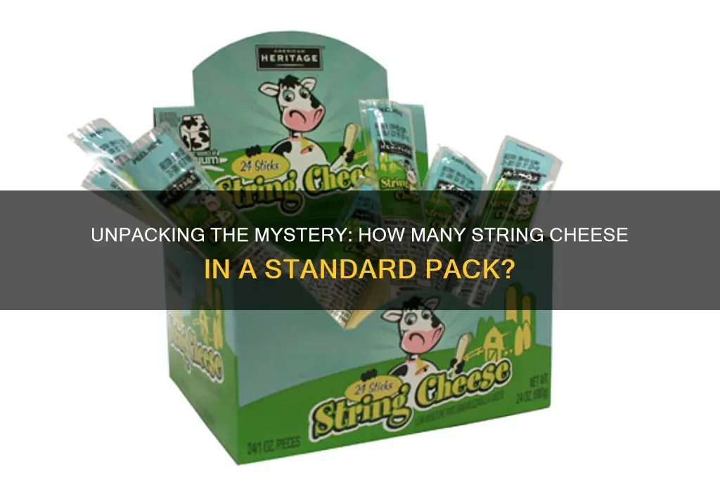 how many string cheese are in a normal package