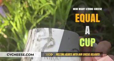 String Cheese: How Many for a Cup?