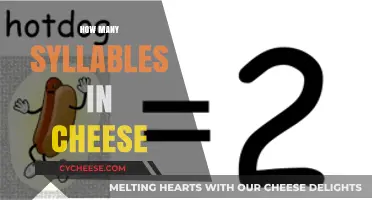 Exploring the Syllable Count in the Word Cheese: A Linguistic Breakdown