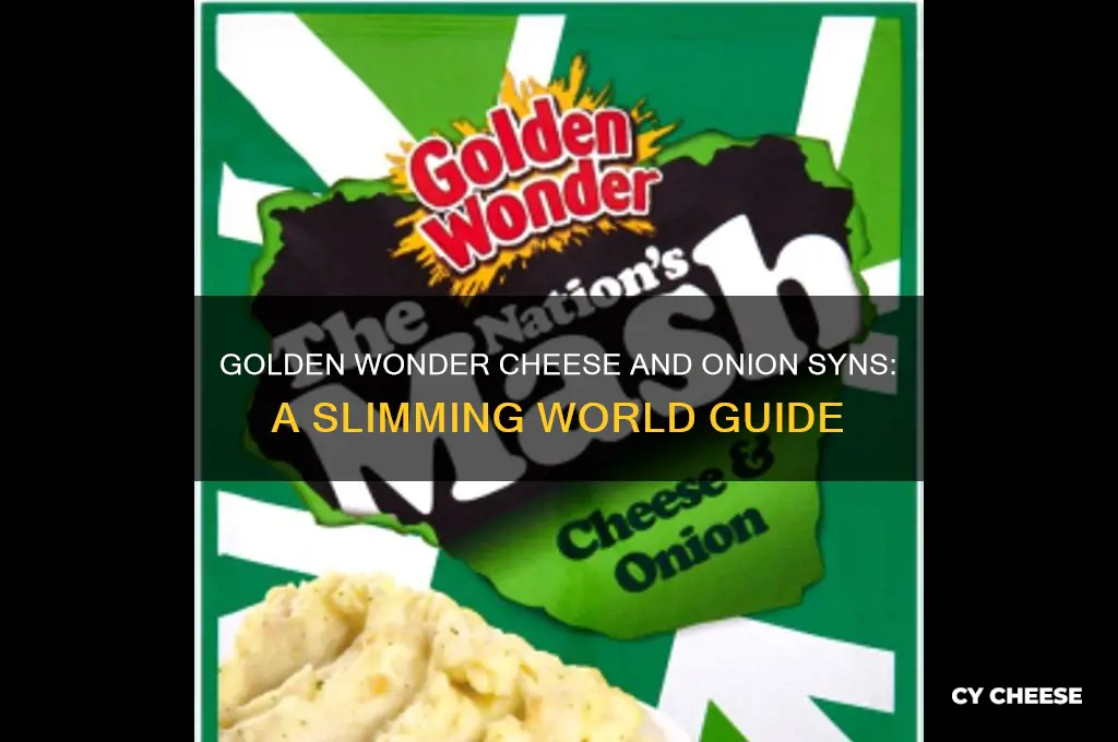 how many syns in golden wonder cheese and onion