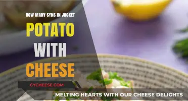 Syn-Friendly Jacket Potato: Cheese Topping Calorie Count Revealed