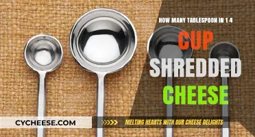 Measuring Shredded Cheese: How Many Tablespoons in a Cup?