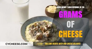 Converting 30 Grams of Cheese to Tablespoons: A Quick Guide