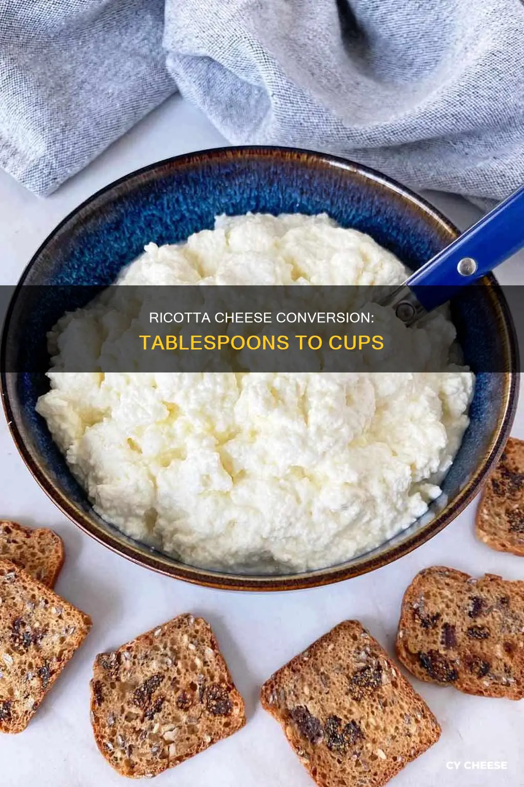 how many tablespoons of ricotta cheese ina cup