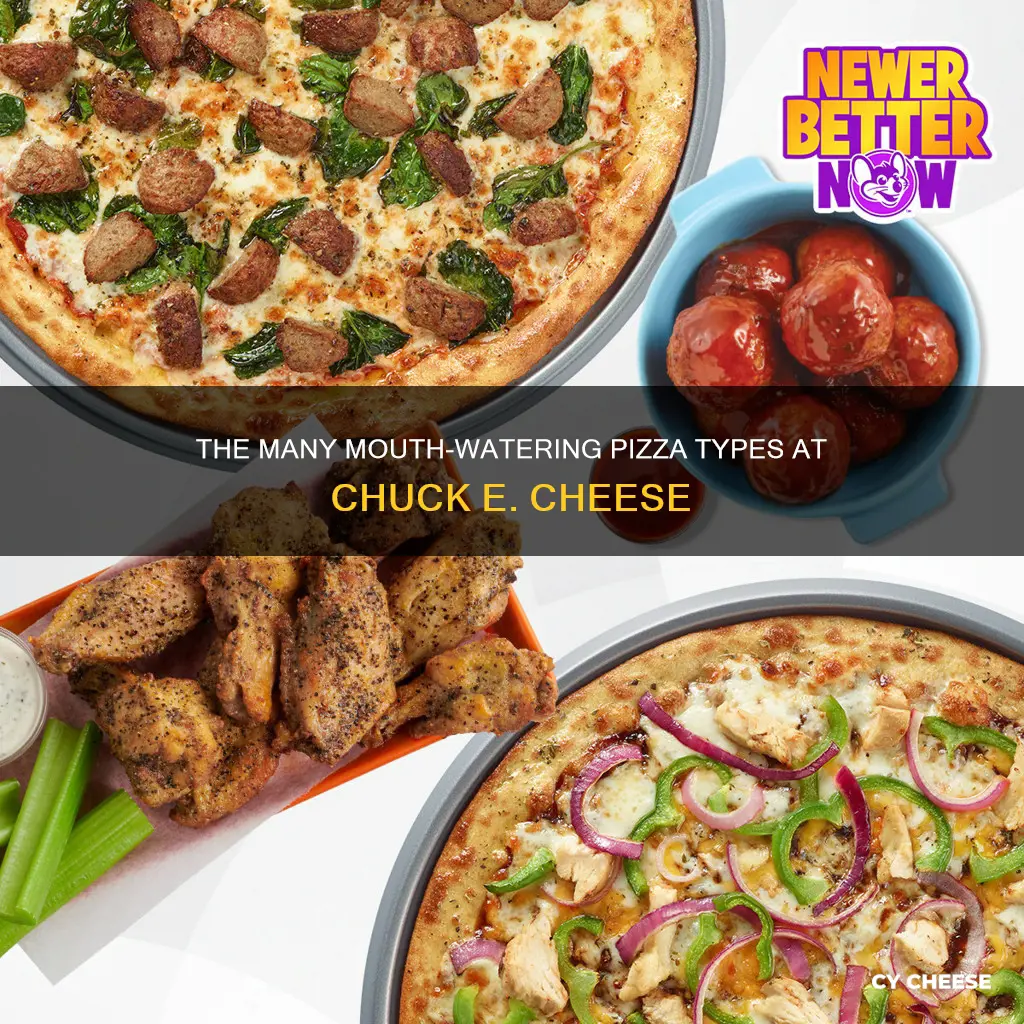 how many types of pizza is there in chucky cheese