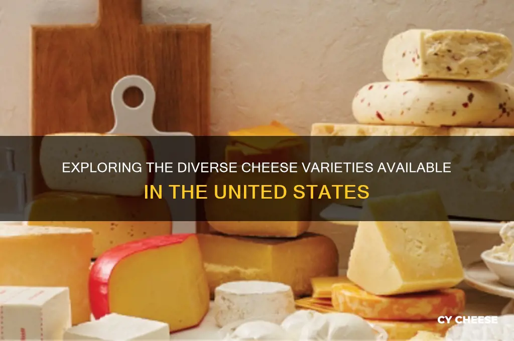 how many varieties of cheese are sold in the us