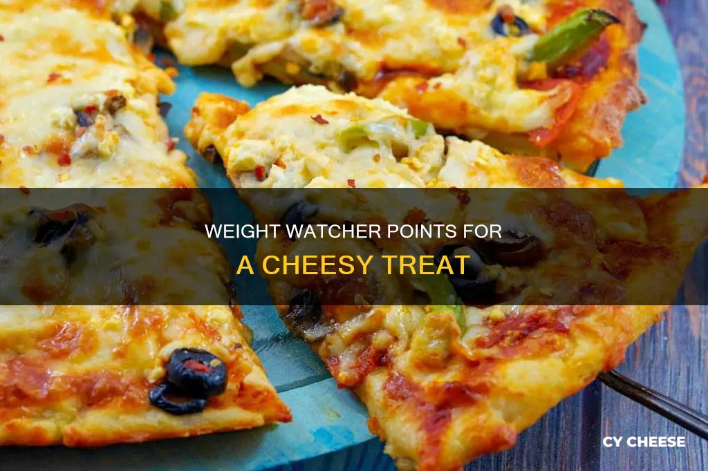 how many weight watcher points is a 3oz cheese pizza