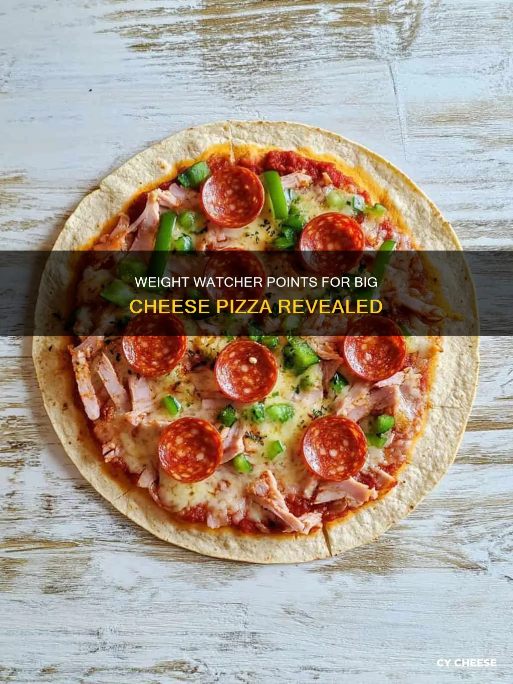 how many weight watcher points is big cheese pizza