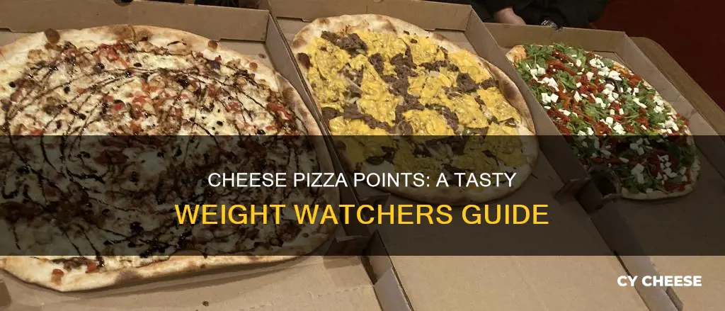 how many weight watchers points in 2 slices cheese pizza