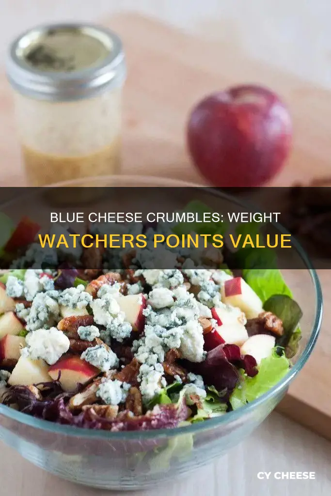 how many weight watchers points in blue cheese crumbles