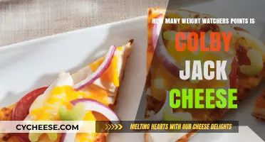 Colby Jack Cheese Weight Watchers Points Calculation Guide