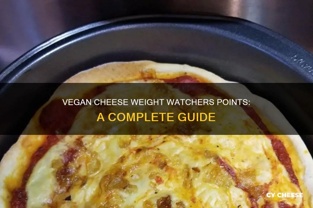 how many weight watchers points is vegan cheese