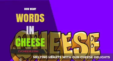 Unraveling the Surprising Word Count Hidden in the Word 'Cheese
