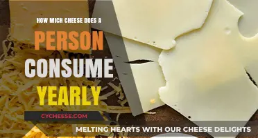 Annual Cheese Consumption: How Much Does the Average Person Eat?