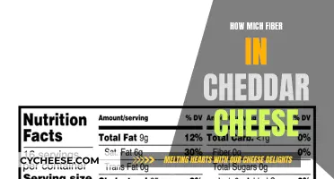 Unraveling the Mystery: How Much Fiber in Cheddar Cheese?