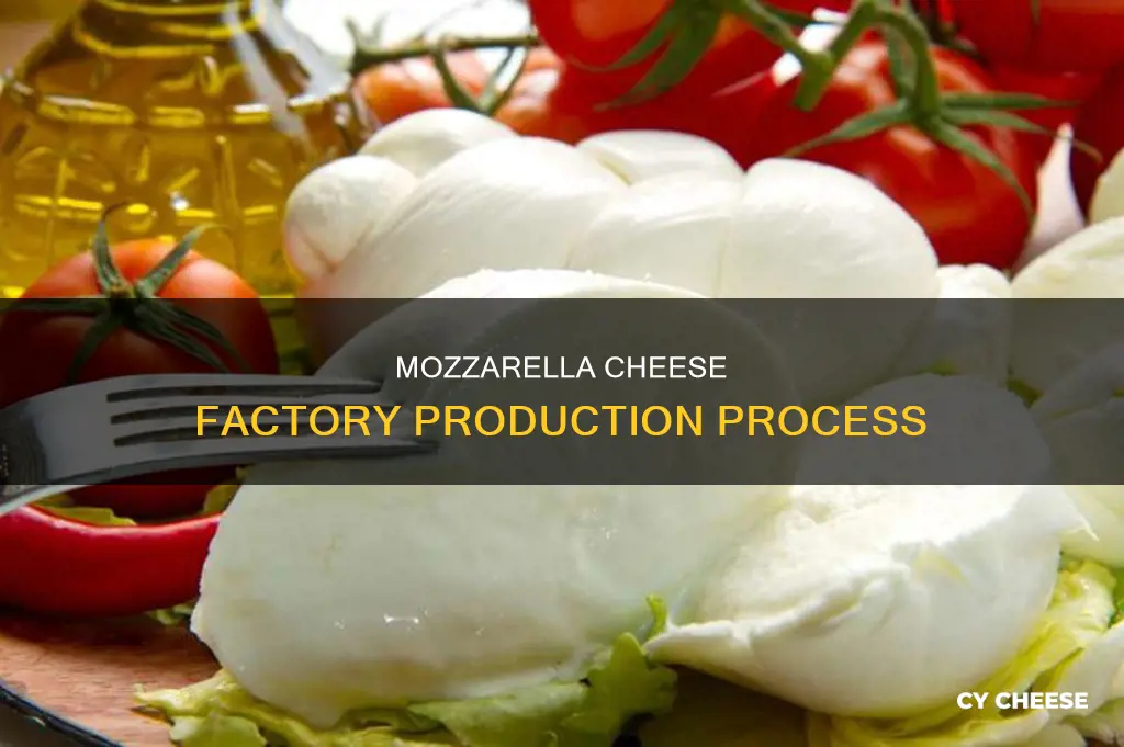 how mozzarella cheese is made in factory