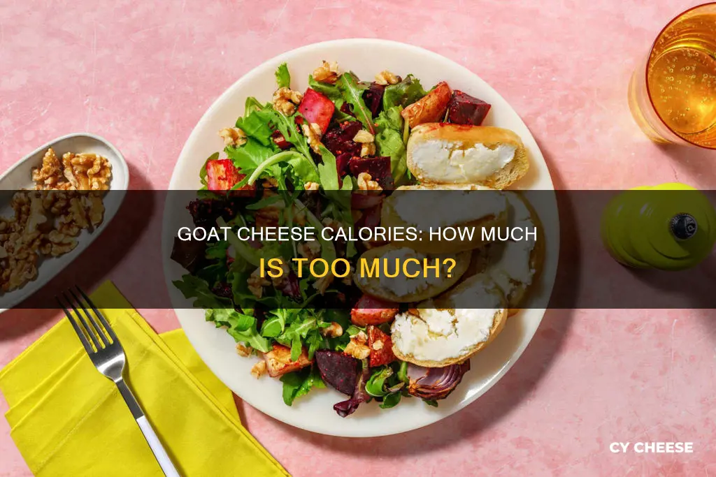 how msny calories3 tblsp goat cheese