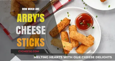 Arby's Cheese Sticks Price: A Tasty Snack That Won't Break the Bank