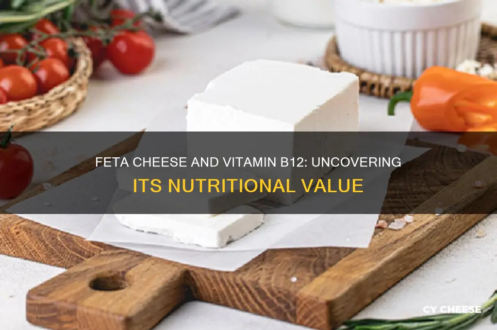 how much b12 does feta cheese