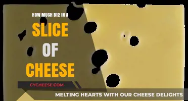 Vitamin B12 Content in Cheese: How Much is in a Slice?