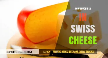 Swiss Cheese B12 Content: Uncovering Vitamin Levels in Your Favorite Cheese