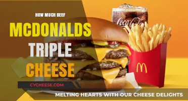 McDonald's Triple Cheese: Unveiling the Beef Content and Caloric Impact