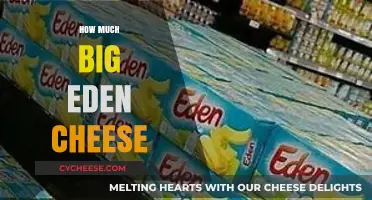 Exploring the Size and Weight of Big Eden Cheese: A Comprehensive Guide