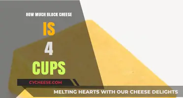 Measuring Block Cheese: How Much is 4 Cups in Weight?