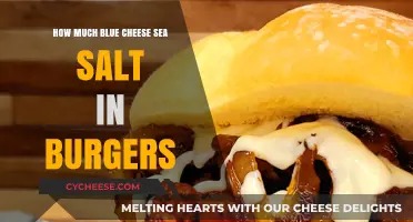 Blue Cheese Sea Salt Burgers: Perfect Amount for Flavorful Patties