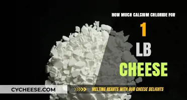 Perfect Cheese Making: Calcium Chloride Amounts for 1 lb Cheese