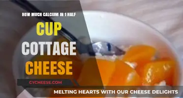 Calcium Content in Half Cup Cottage Cheese: Nutritional Insights