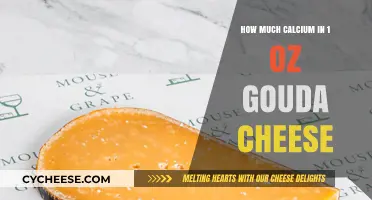 Calcium Content in 1 Ounce of Gouda Cheese: Nutritional Insights