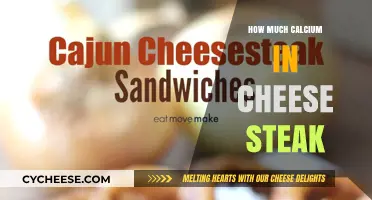 Calcium Content in Cheese Steak: Nutritional Breakdown and Benefits