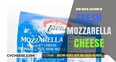 Calcium Content in Fresh Mozzarella: Nutritional Insights and Benefits
