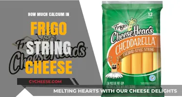 Calcium Content in Frigo String Cheese: A Nutritional Breakdown