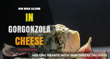 Calcium Content in Gorgonzola Cheese: A Nutritional Breakdown