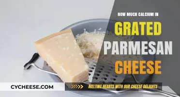 Calcium Content in Grated Parmesan Cheese: A Nutritional Breakdown