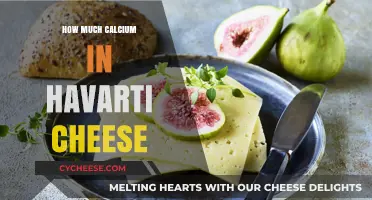 Calcium Content in Havarti Cheese: Nutritional Benefits and Serving Tips