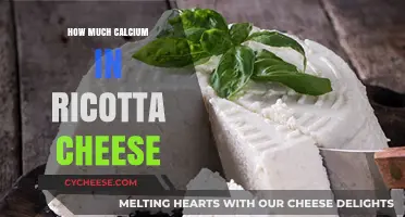 Calcium Content in Ricotta Cheese: Nutritional Benefits and Serving Tips