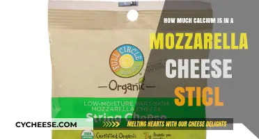 Calcium Content in a Mozzarella Cheese Stick: Nutritional Breakdown