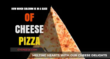 Calcium Content in Cheese Pizza: A Slice's Nutritional Value