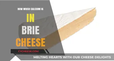 Calcium Content in Brie Cheese: Nutritional Benefits and Serving Size