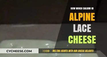 Alpine Lace Cheese Calcium Content: A Nutritional Breakdown
